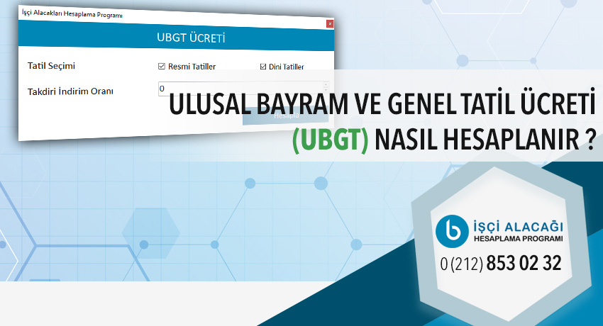 UBGT Hesaplama programı